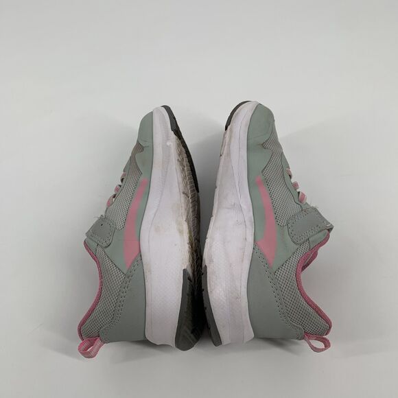 C9 Easy On Athletic Tennis Shoes Sneakers Size 12 Little Girls Pink Gray Walking - Picture 4 of 9